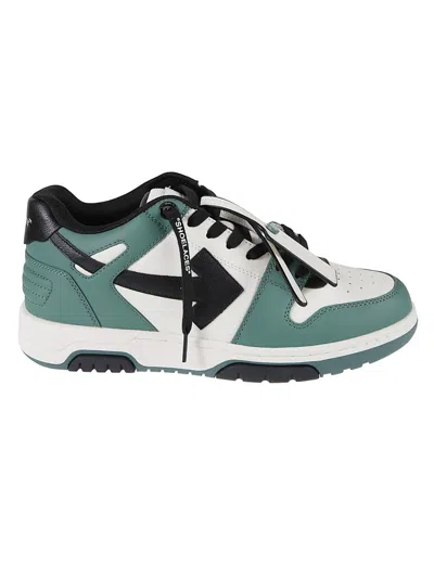 Off-white Out Of Office Sneakers In Green