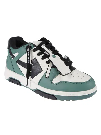 Off-white Out Of Office Sneakers In Green