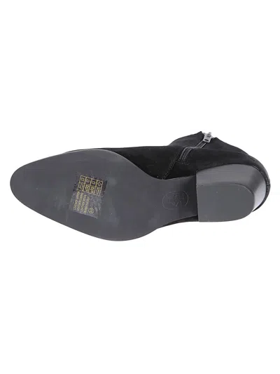 Ash Woman Ankle Boots Dark Brown Size 8 Leather In Black