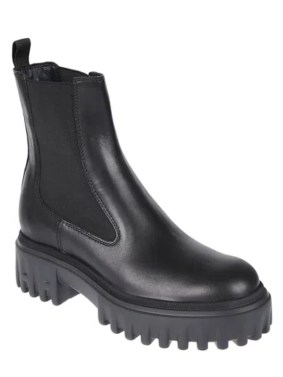 Hogan H700 Chelsea Boots In Black