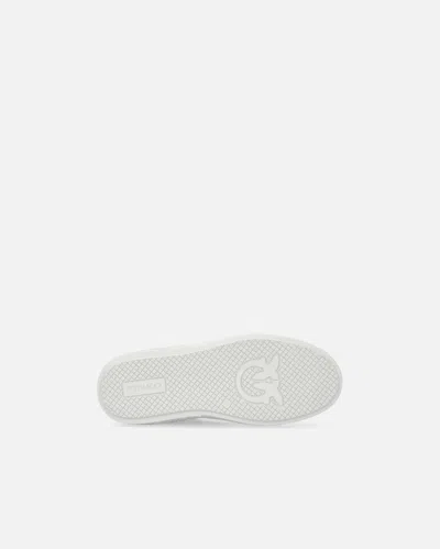Pinko Laminated Shoes With Love Birds Logo In Gray