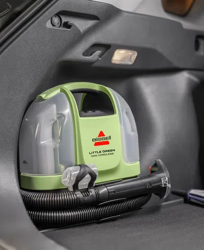 Bissell Little Green Mini Cordless Portable Upholstery And Carpet Cleaner In Green