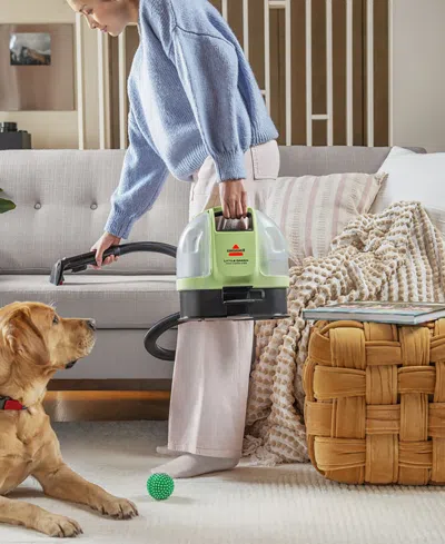 Bissell Little Green Mini Cordless Portable Upholstery And Carpet Cleaner In Green