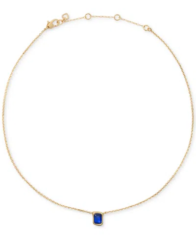 Kate Spade Cubic Zirconia Molten Pendant Necklace In Gold