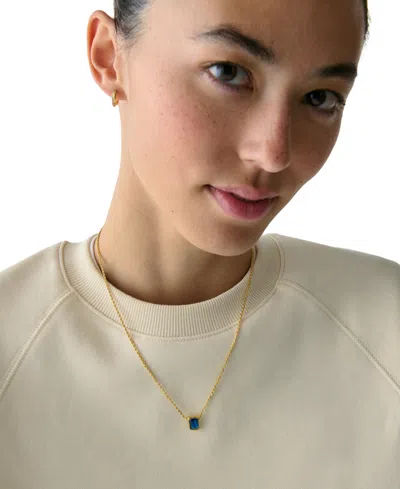 Kate Spade Cubic Zirconia Molten Pendant Necklace In Gold