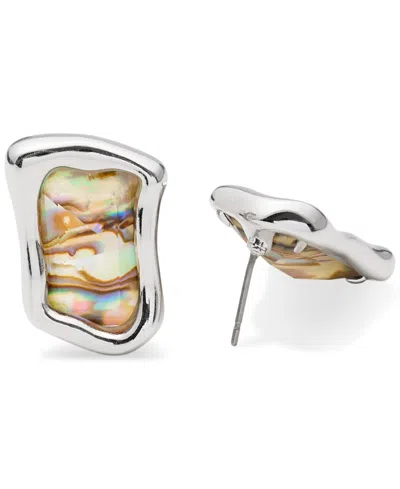 Kate Spade New York Molten Glass Statement Stud Earrings In Metallic