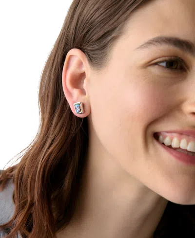 Kate Spade New York Molten Glass Statement Stud Earrings In Metallic