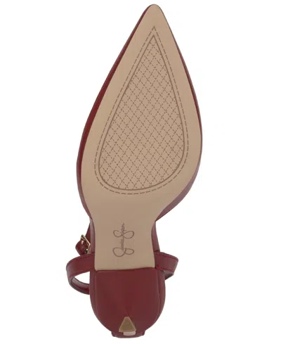 Jessica Simpson Women's Kalynia Stiletto Dress Sandals In Burgundy