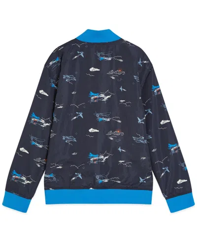 Scotch & Soda Boys 8-16 Reversible Bomber Jacket In Brown