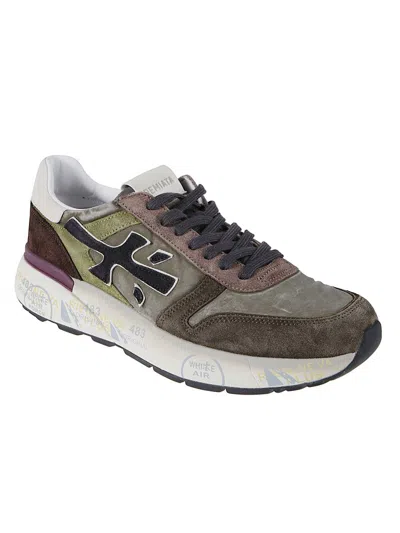 Premiata Sneaker Mick 7717 Military Green In Multi