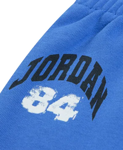 Jordan Baby Boys 2-piece Long Sleeves Top And Joggers Set In Blue