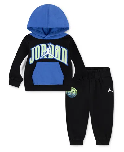 Jordan Baby Boys 2-piece Gametime Fleece Hoodie And Joggers Set In Multi
