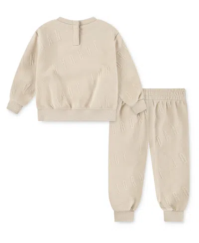 Jordan Baby Boys 2-piece Bubble Knit Top And Pants Set In Multi