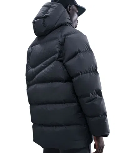 Nike Club Therma-fit Parka In Black