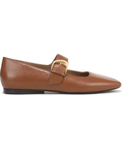 Naturalizer Women's Cosmic Square Toe Mary Jane Ballet Flats In Animal Print