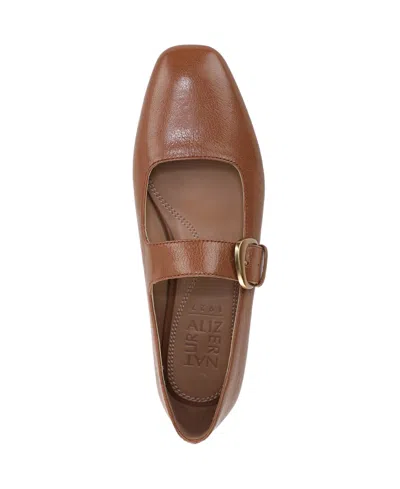 Naturalizer Women's Cosmic Square Toe Mary Jane Ballet Flats In Animal Print