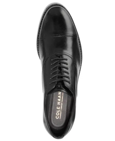 Cole Haan Newmark Grand Cap Toe Oxford In Black