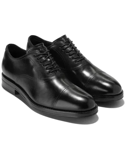 Cole Haan Newmark Grand Cap Toe Oxford In Black