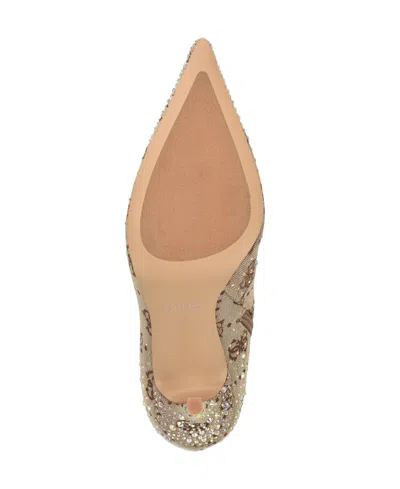 Guess Women's Gomoray Embellished Stiletto Booties In Brown