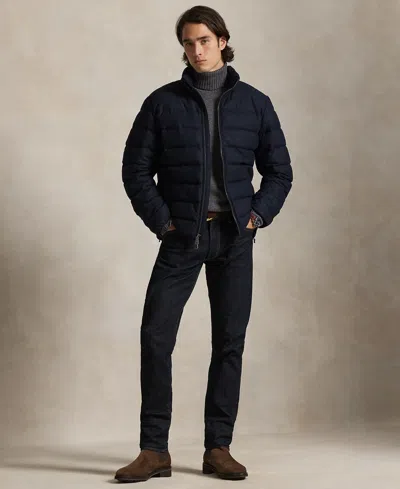 Polo Ralph Lauren Men's Colden Herringbone Long Sleeves Jacket In Blue