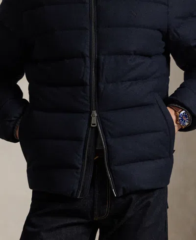 Polo Ralph Lauren Men's Colden Herringbone Long Sleeves Jacket In Blue