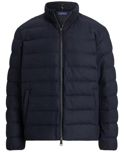 Polo Ralph Lauren Men's Colden Herringbone Long Sleeves Jacket In Blue