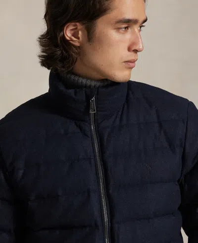 Polo Ralph Lauren Men's Colden Herringbone Long Sleeves Jacket In Blue