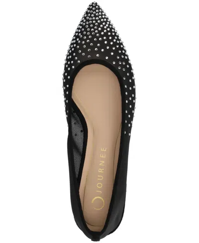 Journee Collection Journee Women's Gracelynn Evening Ballet Flats In Black