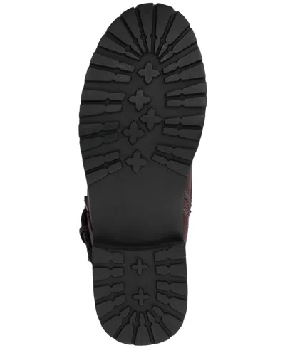 Journee Collection Journee Women's Juliah Buckle Detail Lace-up Ankle Boots In Animal Print