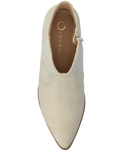 Journee Collection Journee Women's Taliah Medium And Wide Width Western Ankle Booties In Animal Print