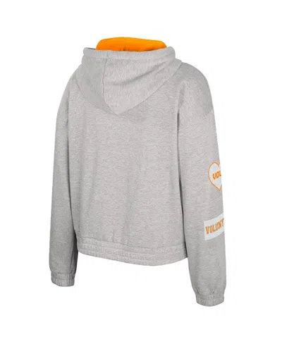 Colosseum Women's Gray Tennessee Volunteers Alfie Full-zip Hoodie Jacket In Gray