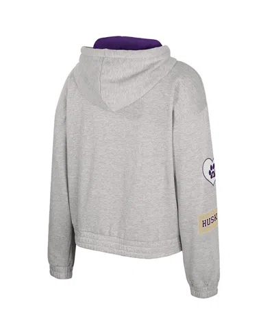 Colosseum Women's Gray Washington Huskies Alfie Full-zip Hoodie Jacket In Gray