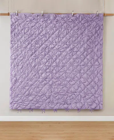 Intelligent Design Lily Floral 3-pc. Comforter Set, Full/queen In Purple