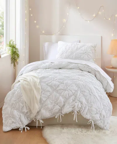 Intelligent Design Lily Floral 2-pc. Comforter Set, Twin In White