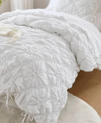 Intelligent Design Lily Floral 2-pc. Comforter Set, Twin In White