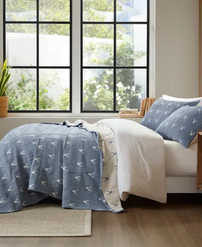 Woolrich Keystone Matelasse 3-pc. Coverlet Set, Full/queen In Blue