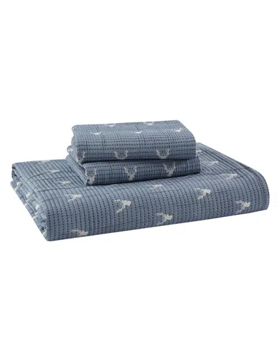 Woolrich Keystone Matelasse 3-pc. Coverlet Set, Full/queen In Blue