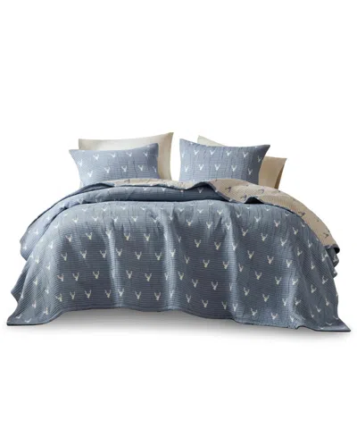 Woolrich Keystone Matelasse 3-pc. Coverlet Set, Full/queen In Blue