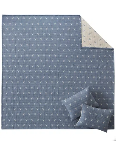 Woolrich Keystone Matelasse 3-pc. Coverlet Set, Full/queen In Blue