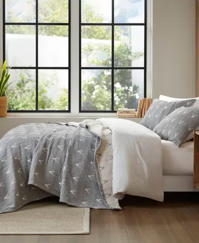 Woolrich Keystone Matelasse 3-pc. Coverlet Set, Full/queen In Gray