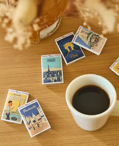 Sacre Marcel Map Of France Gift Box With 6 Mini Chocolate Bars, 1.76oz In Multi