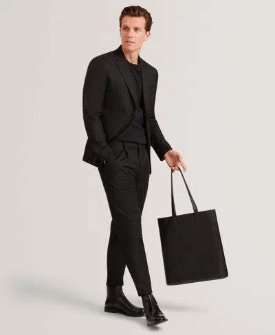 Ted Baker Konrrad Regular Soft Touch Cotton Tee In Black