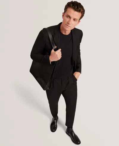 Ted Baker Konrrad Regular Soft Touch Cotton Tee In Black