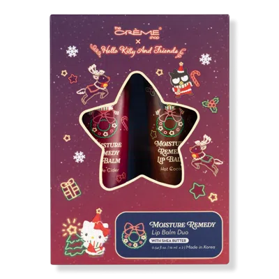 The Creme Shop Sanrio Moisturizing Remedy Lip Balm Duo In Multi