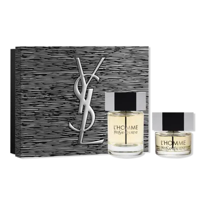 Saint Laurent L'homme Eau De Toilette Holiday Gift Set In Transparent