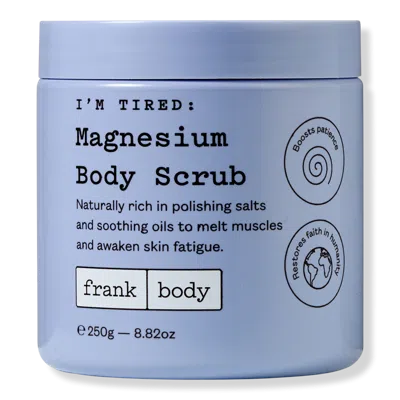 Frank Body Magnesium Body Scrub In Transparent