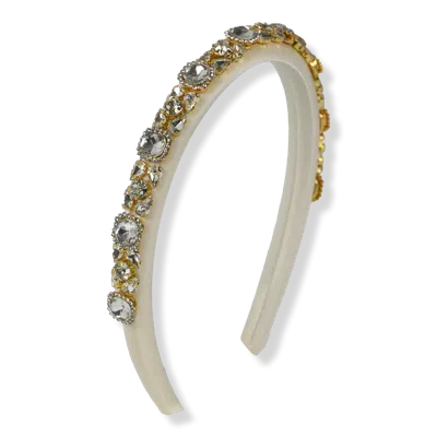 Locks & Mane Diamond Veil Headband In Multi