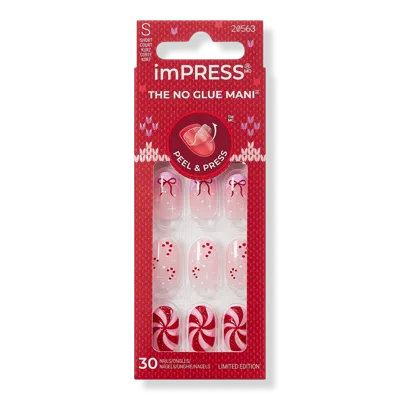Kiss Impress Design Holiday Press On Nails - Be Merry In Multi