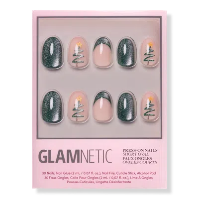 Glamnetic Velvet Pine Press-on Nails In Transparent
