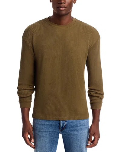 Joe's Jeans Waffle Knit Long Sleeve Tee In Animal Print